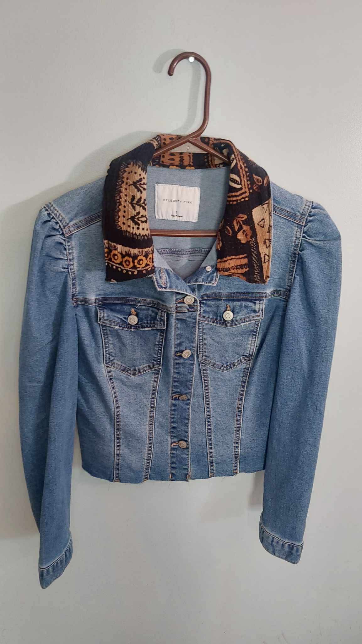 Tribal Custom Embroidered Jean Jacket