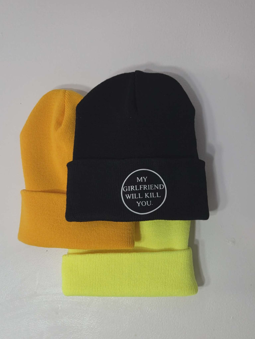 "My Spouse will kill you" beanies