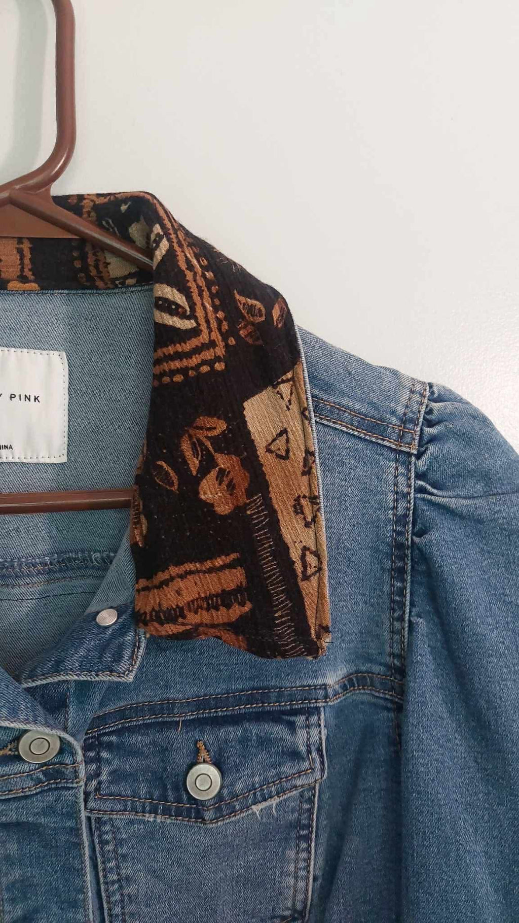 Tribal Custom Embroidered Jean Jacket