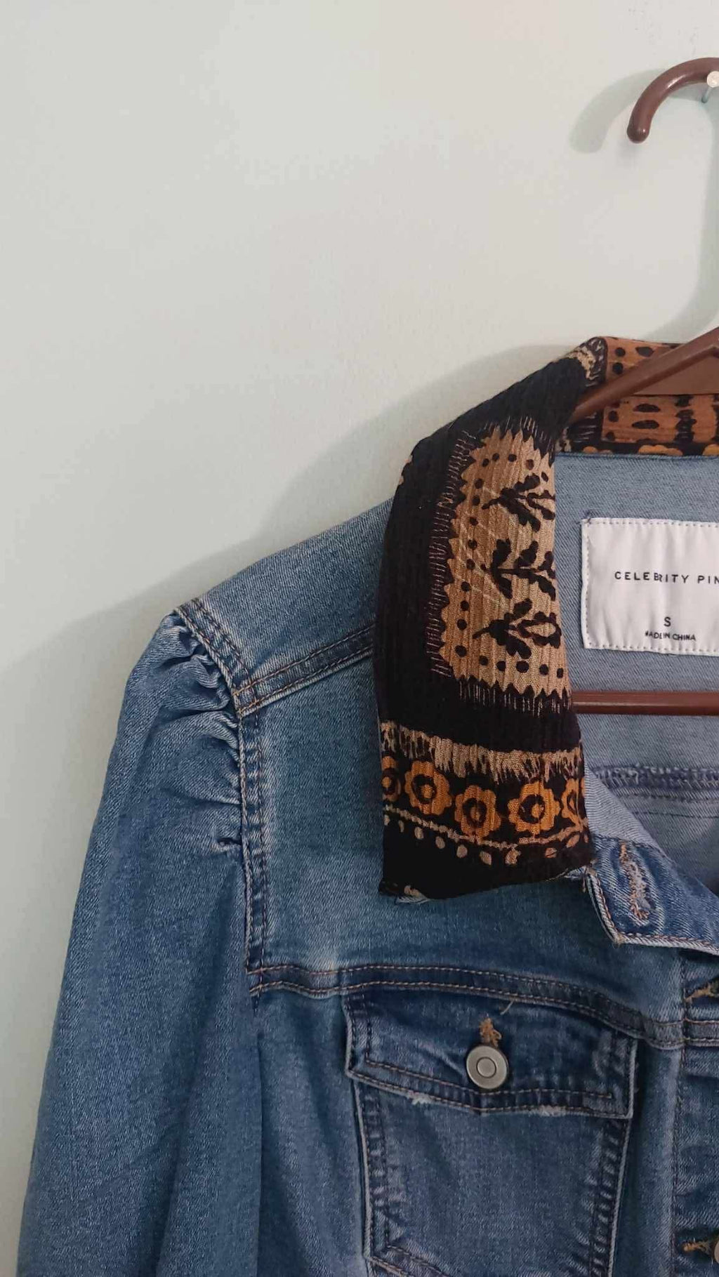 Tribal Custom Embroidered Jean Jacket