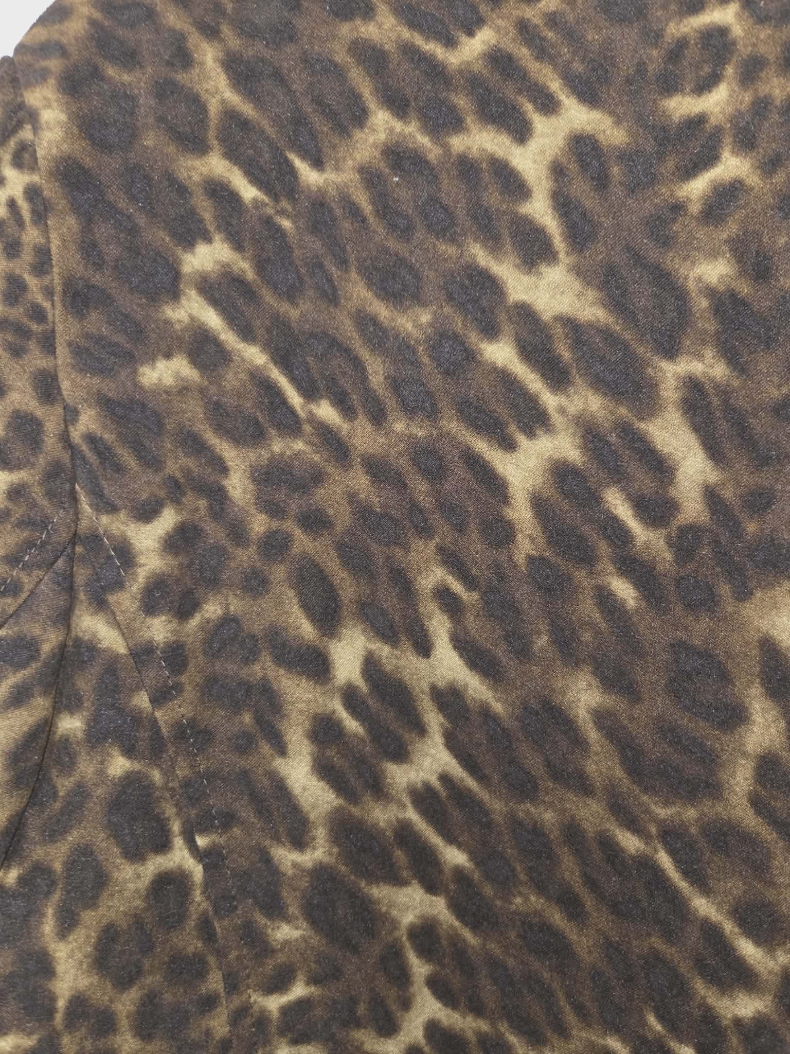 Cheetah Print Button-Up