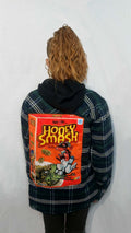 Honey Smash Hunnniesss Flannel Jacket