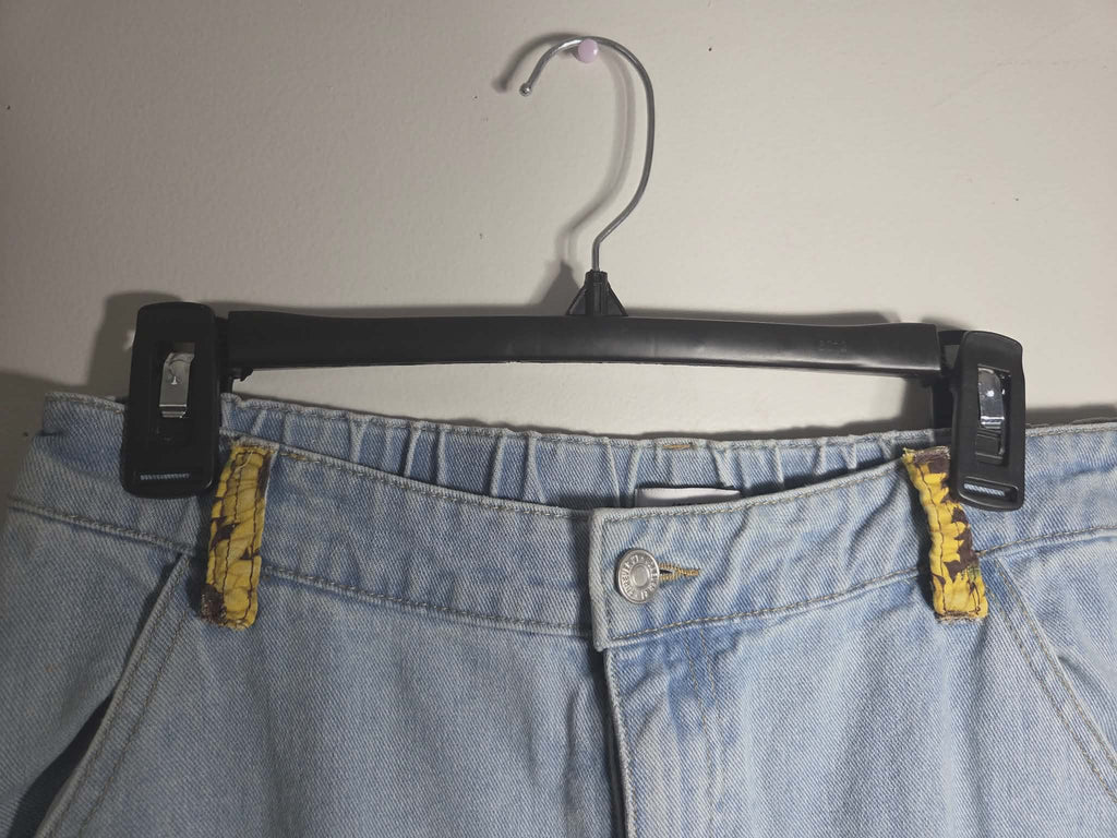 Sunflower Embroidered Comfy Jeans
