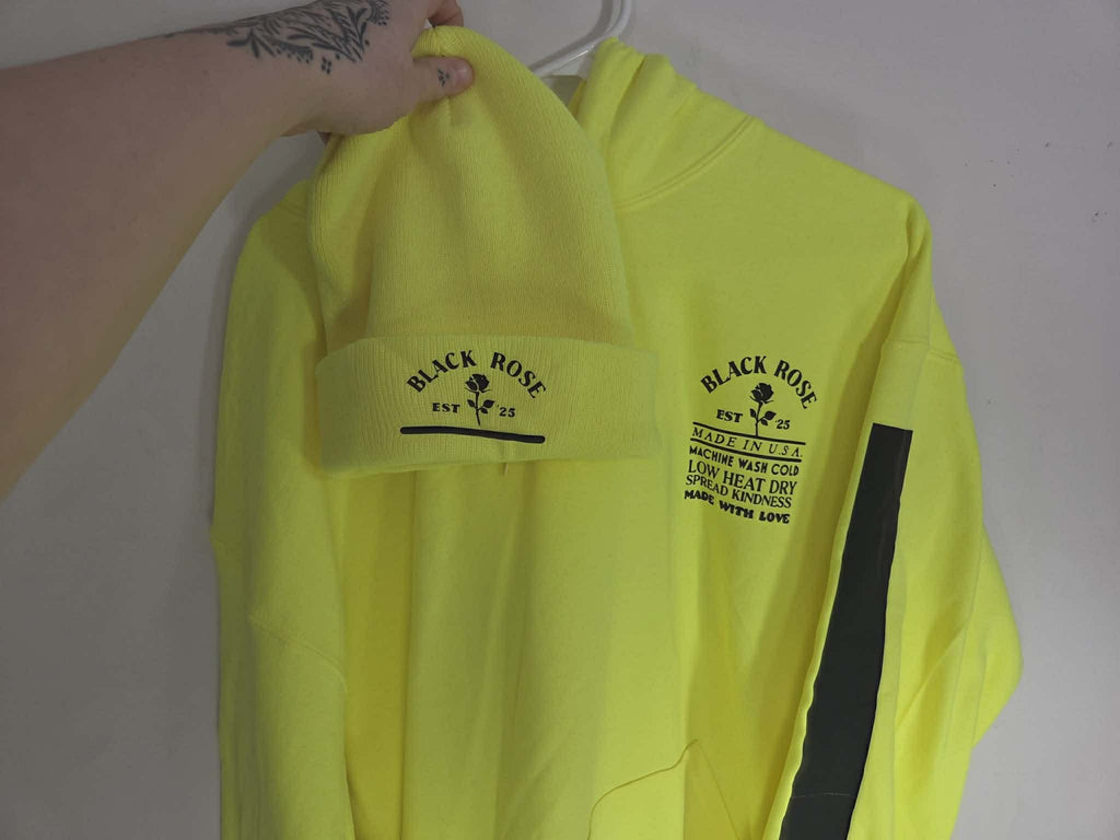 Kill Bill x Black Rose Hoodie/Beanie