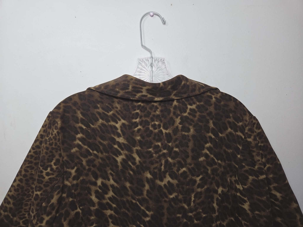 Cheetah Print Button-Up