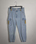 Sunflower Embroidered Comfy Jeans