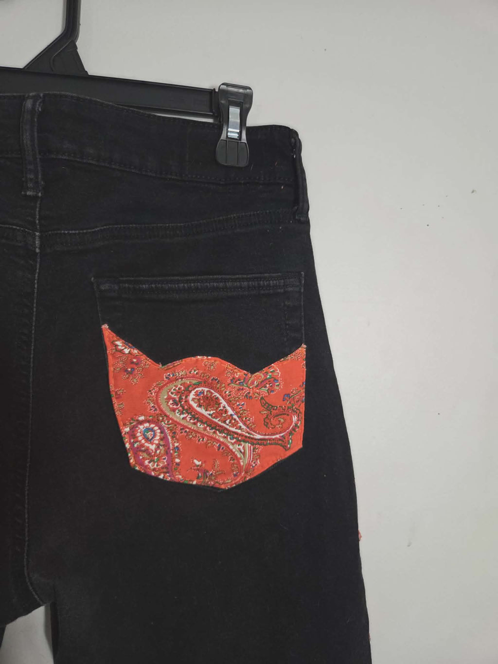 Paisley Embroidered Jeans