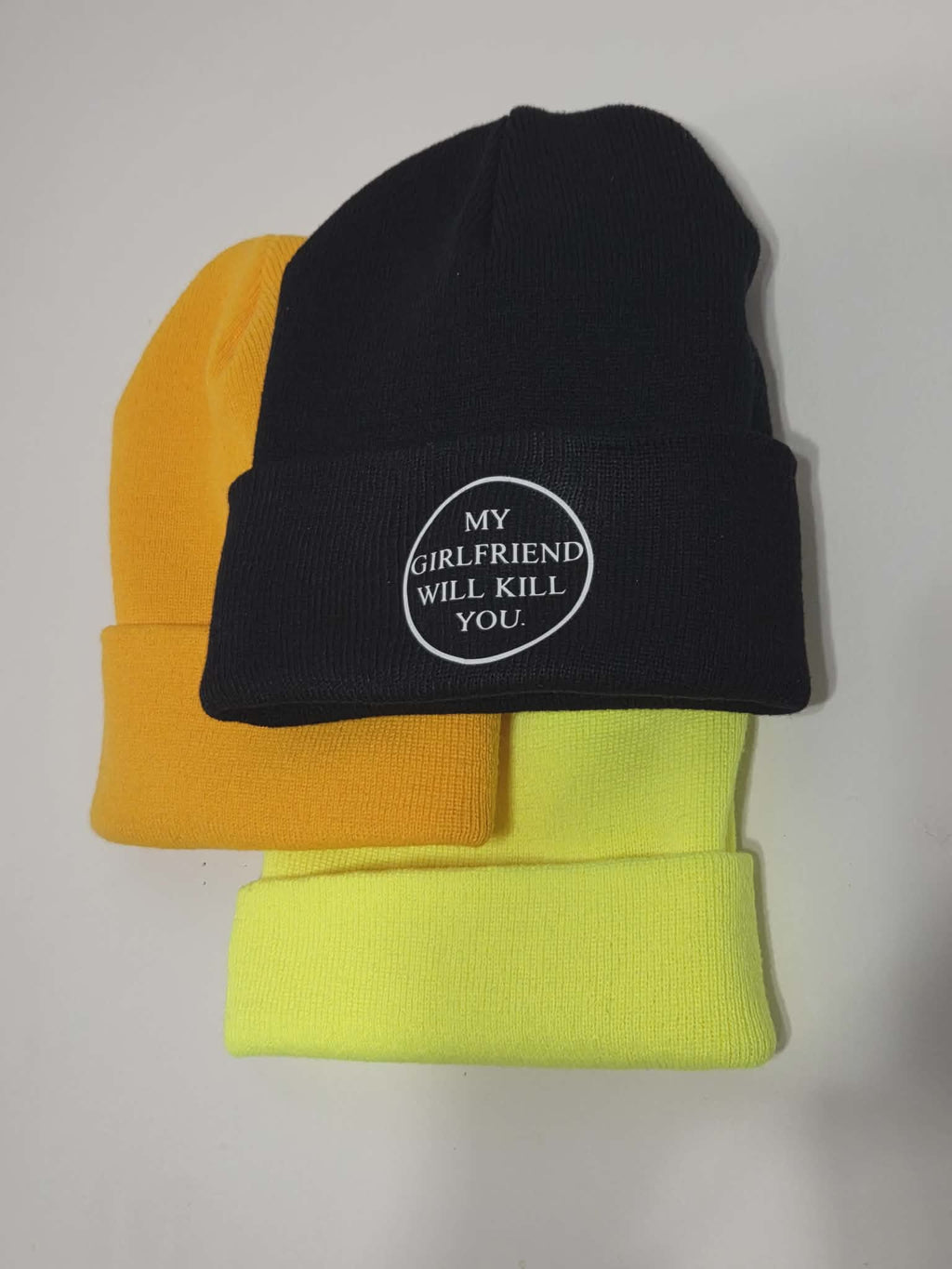 "My Spouse will kill you" beanies