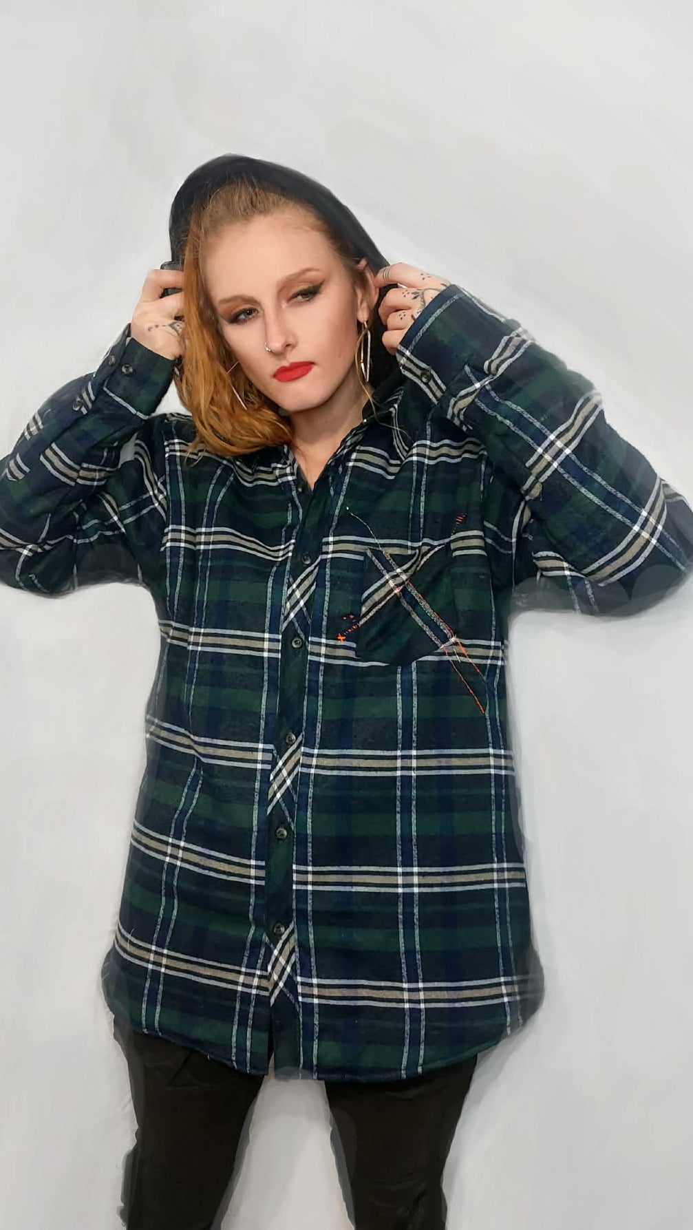 Honey Smash Hunnniesss Flannel Jacket