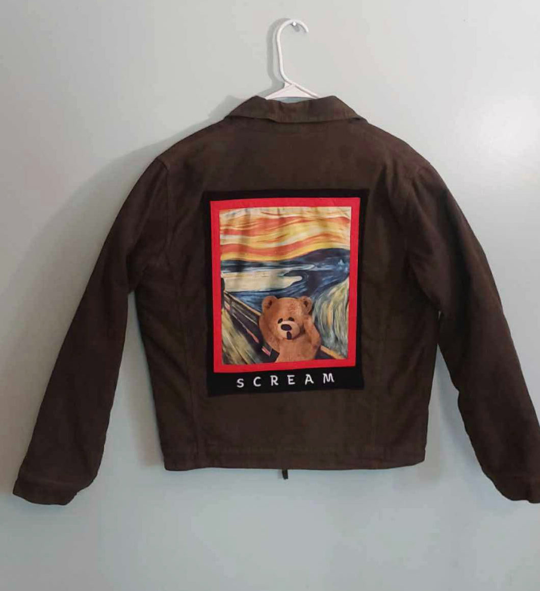 Scream TeddyBear Bomber Jacket