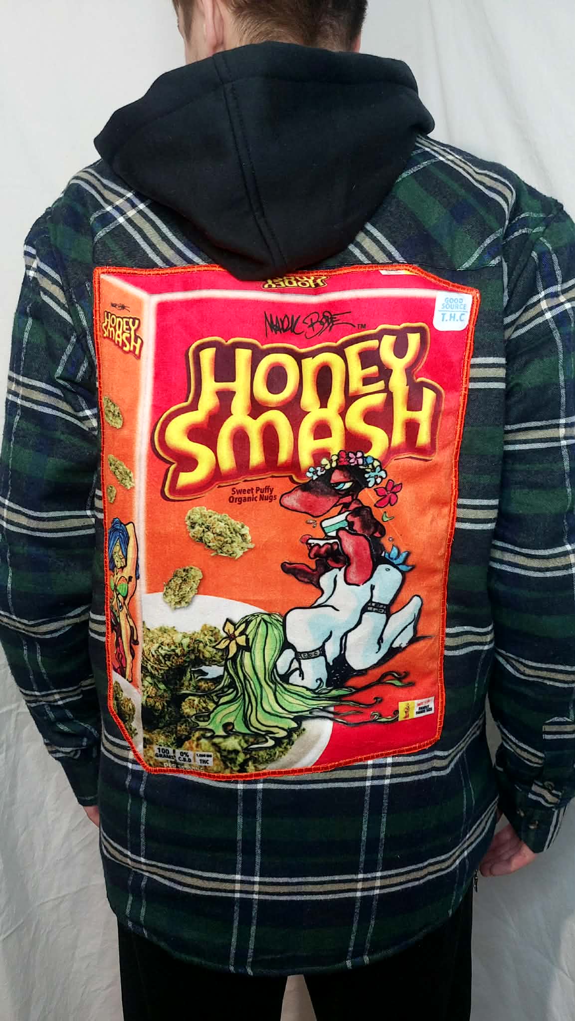 Honey Smash Hunnniesss Flannel Jacket